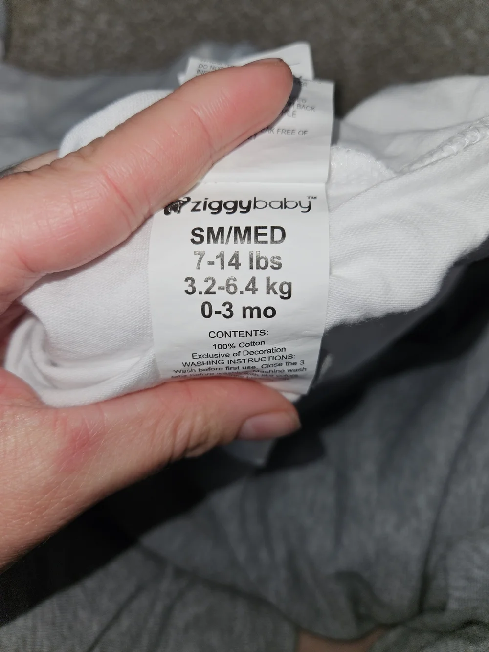Ziggy Baby Bundle Of 2 Swaddles 100% Cotton Sm/Med 0-3 Months